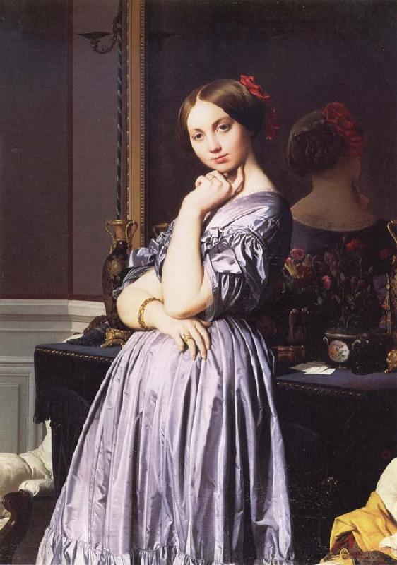 Jean-Auguste Dominique Ingres Comtesse d-Haussonville France oil painting art
